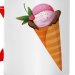 Мороженное в рожке