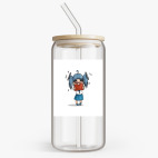 Банка с бамбуковой крышкой