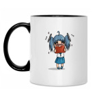 Кружка двухцветная