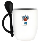 Кружка с ложкой