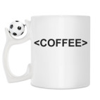 Кружка с футбольным мячиком