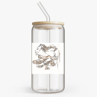 Банка с бамбуковой крышкой