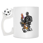 Кружка с футбольным мячиком