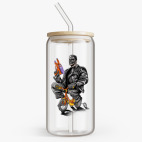 Банка с бамбуковой крышкой