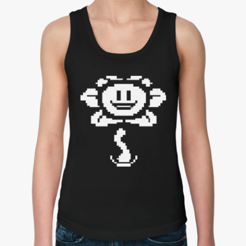 Женская майка с принтом Flowey