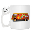 Кружка с футбольным мячиком