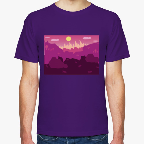 Футболка Горный пейзаж