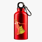 Металлическая бутылка 400 мл UV-DTF