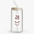 Банка с бамбуковой крышкой