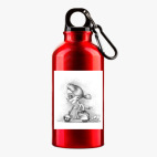 Металлическая бутылка 400 мл UV-DTF