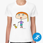 Женская спортивная футболка