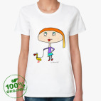 Женская футболка органик