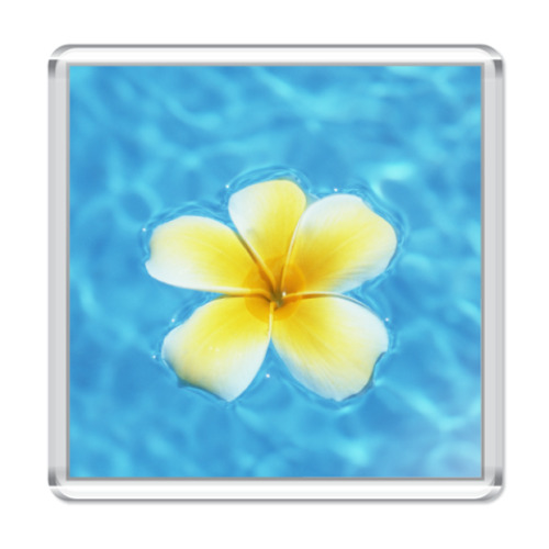 Магнит с принтом цветок