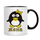 Кружка двухцветная