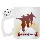 Кружка с футбольным мячиком