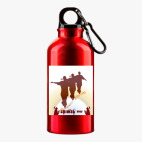 Металлическая бутылка 400 мл UV-DTF