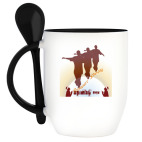 Кружка с ложкой