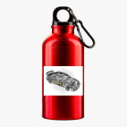 Металлическая бутылка 400 мл UV-DTF