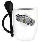 Кружка с ложкой