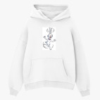 Толстовка худи оверсайз