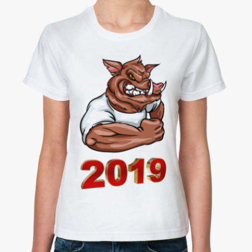 Классическая футболка Кабан 2019