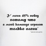 У меня 45% (World of Tanks)