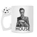 Кружка с футбольным мячиком