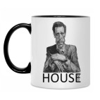 Кружка двухцветная