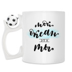 Кружка с футбольным мячиком