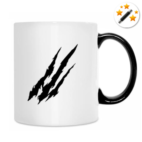 Кружка-хамелеон с принтом Росомаха