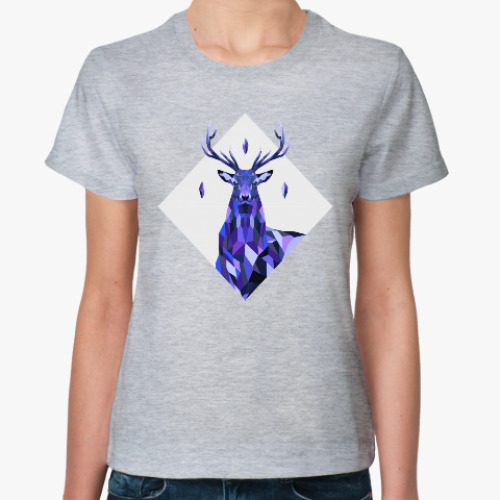 Женская футболка Волшебный олень