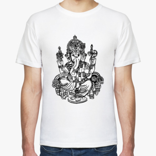Футболка с принтом Ганеша