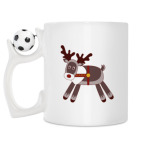 Кружка с футбольным мячиком