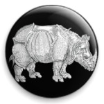 Носорог.Тушь, графика