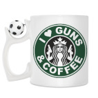 Кружка с футбольным мячиком