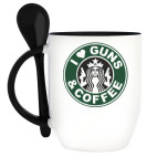 Кружка с ложкой