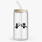 Банка с бамбуковой крышкой