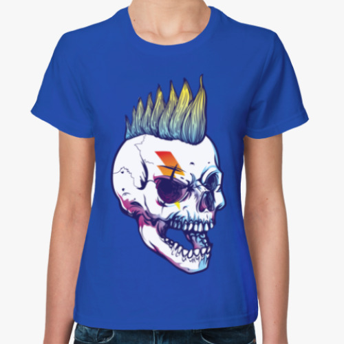 Женская футболка Punk Skull