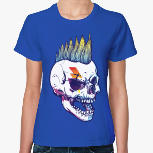 Женская футболка Punk Skull