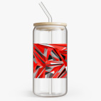 Банка с бамбуковой крышкой