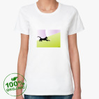 Женская футболка органик