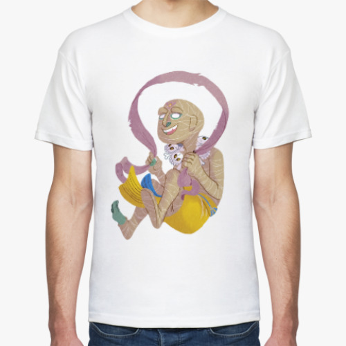 Футболка с принтом Мумия