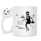 Кружка с футбольным мячиком