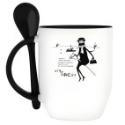 Кружка с ложкой