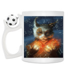 Кружка с футбольным мячиком