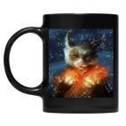 Кружка цветная UV-DTF