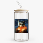 Банка с бамбуковой крышкой