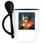 Кружка с ложкой