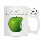 Кружка с футбольным мячиком