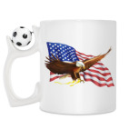 Кружка с футбольным мячиком